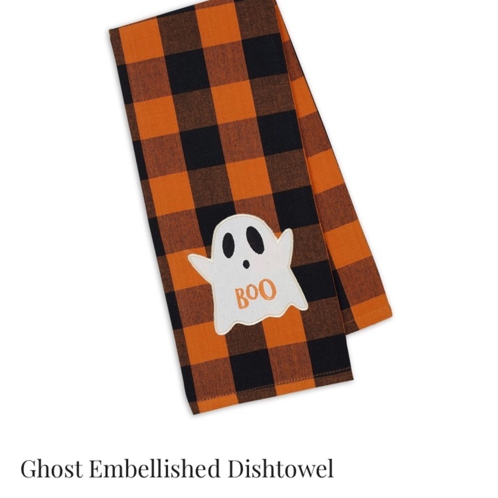 Ghost dishtowel-OctoBOO!